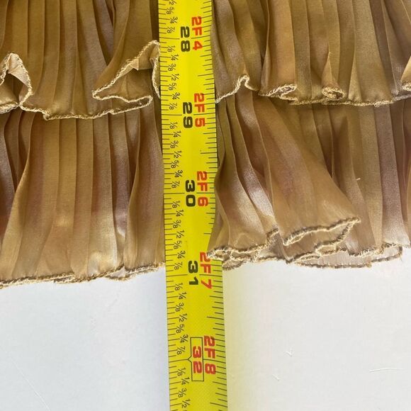 Pringle 1815 Silk Frill Tiered Dress Size 4 - Picture 7 of 9